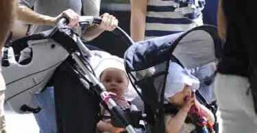 Sarah Jessica Parker with twins Marion and Tabitha