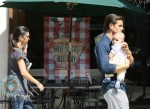 Kourtney Kardashian, Scott Disick and baby Mason