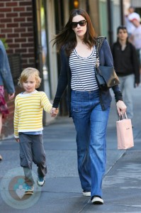 Liv Tyler and son Milo Langdon