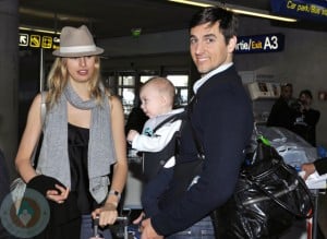 Karolina Kurkova with son Tobin and Fiance Archie