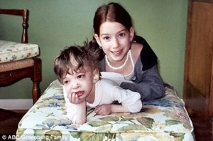 Brooke with one of her sisters