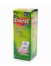 Zyrtec Bubble Gum Liquid Syrup