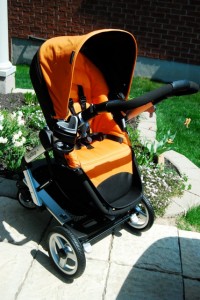 Stroller seat with Canopy attached