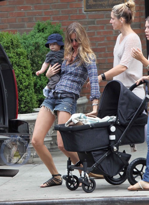 Gisele and son Benjamin Brady