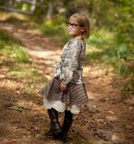  Circle skirt in black stripe - perfect for twirling