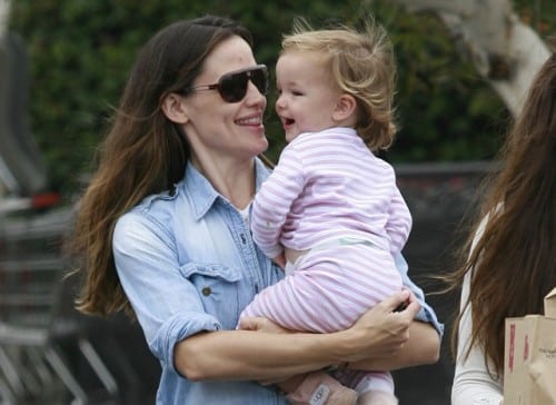 Jennifer Garner and Seraphina Affleck in LA