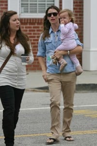 Jennifer Garner and Seraphina Affleck in LA