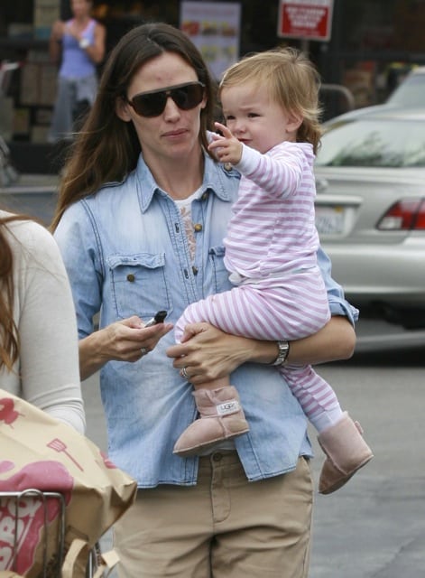 Jennifer Garner and Seraphina Affleck in LA