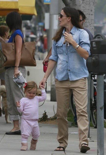 Jennifer Garner and Seraphina Affleck in LA