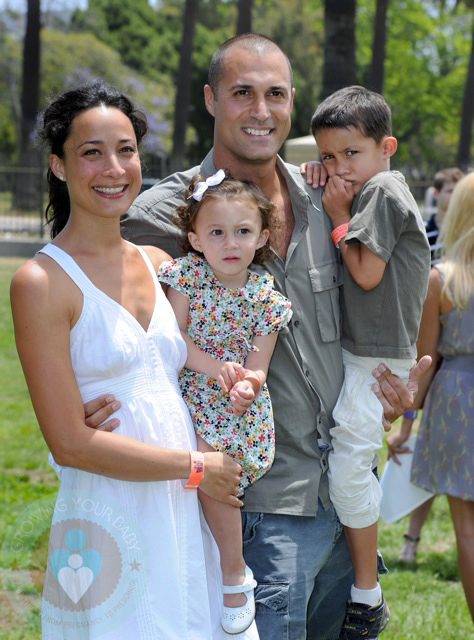Nigel Barker and Kristin Chin with kids Jack and Jasmine - Growing Your Baby