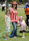 Joely Fisher with daughters Skylar and True