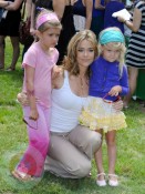Denise Richards with daughters Sam and Lola