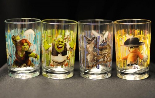 SHREK 3 Collectible Glasses