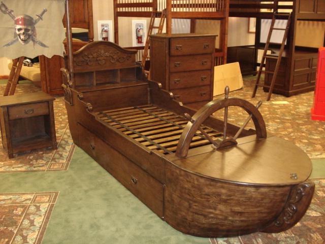 Photo of "Pirates of the Caribbean" Twin Trundle Bed 