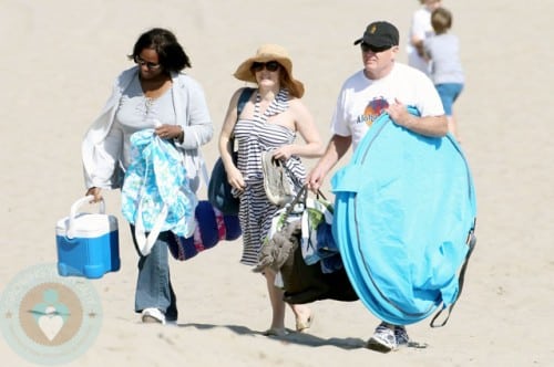 Amy Adams at the beach