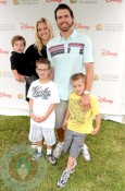 Joshua Morrow with Wife Tobe Keeney and sons Cooper, Crew  and Cash