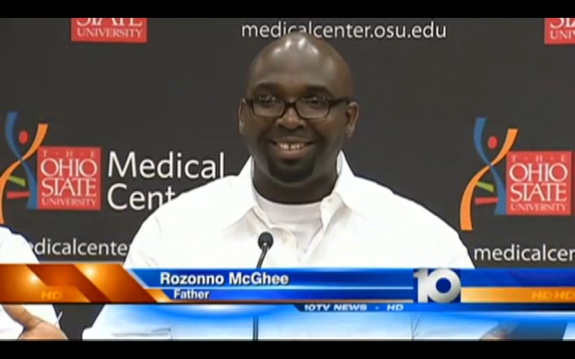 The new daddy Rozonno McGhee