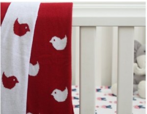 jacob & bonomi Birdie Crib Blanket