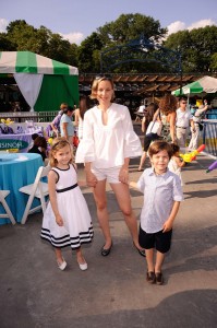 Caroline Zapf with children Lily Zapf and Nicky Zapf