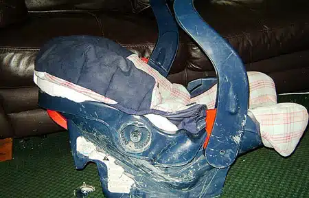 His Infant seat