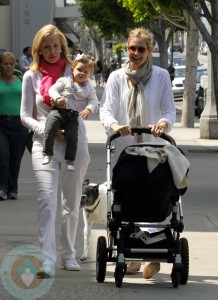 Kelly Rutherford and daughter Helena