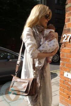 Claudia Schiffer and Baby Cosmina