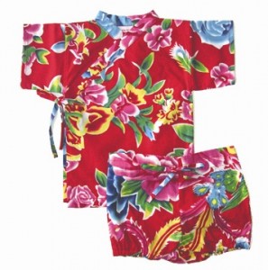 Kimono top and shorts