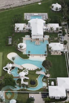 Celine Dion's Aquatic Backyard