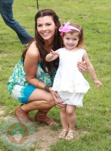 Ali Landry with daughter Estela