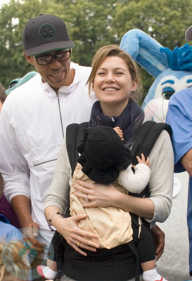 Ellen Pompeo, Chris Ivery and Stella Luna