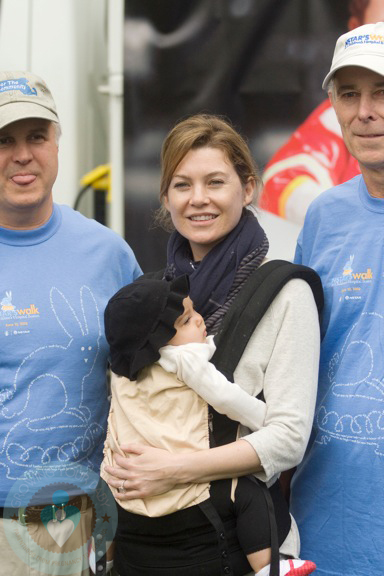 Ellen Pompeo and Stella Luna