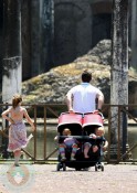 Jason Priestly with kids Ava and Dashiell