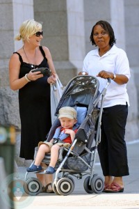Amy Poehler and son Archie