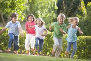 Children playing