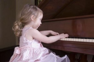 Child playing the Piano