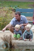 Liev Schreiber and sons Alexander and Sammy