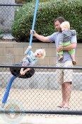 Liev Schreiber and sons Alexander and Sammy