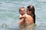 Alessandra Ambrosio with daughter Anja