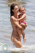 Alessandra Ambrosio with daughter Anja