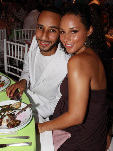 Swizz Beatz and Alicia Keys