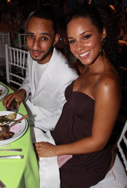 Swizz Beatz and Alicia Keys