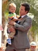 Wahlberg with son Brendan