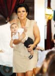 Kriss Jenner holds grandson Mason Disick