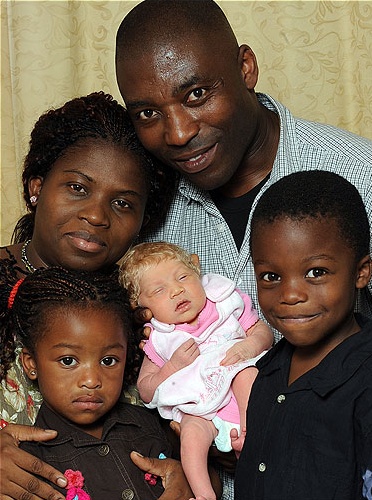 Black Couple Gives Birth To Blonde Haired, Blue Eyed Baby