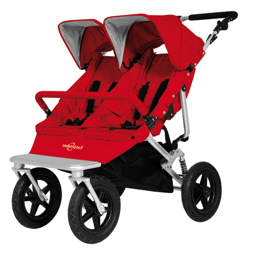 width of out and about double buggy