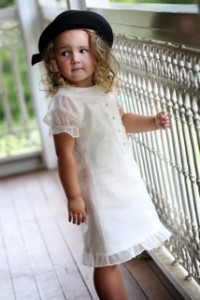 Little Miss j Tea Party Organza Dress 