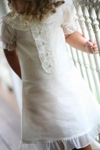 Little Miss j Tea Party Organza Dress 