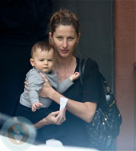 Gisele Bundchen and son Benjamin Brady