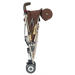 Maclaren Albert Thurston Ryder Stroller - folded w/ wheel covers