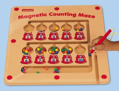 Magnetic Counting Maze